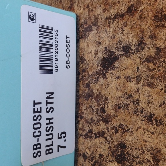 Blue By Betsy Johnson Blush Coset Embellished Heeled Wedding Mules size 7.5 - Picture 14 of 16